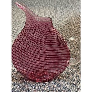 Flat Glass Pitcher by American Craftsman Galleries